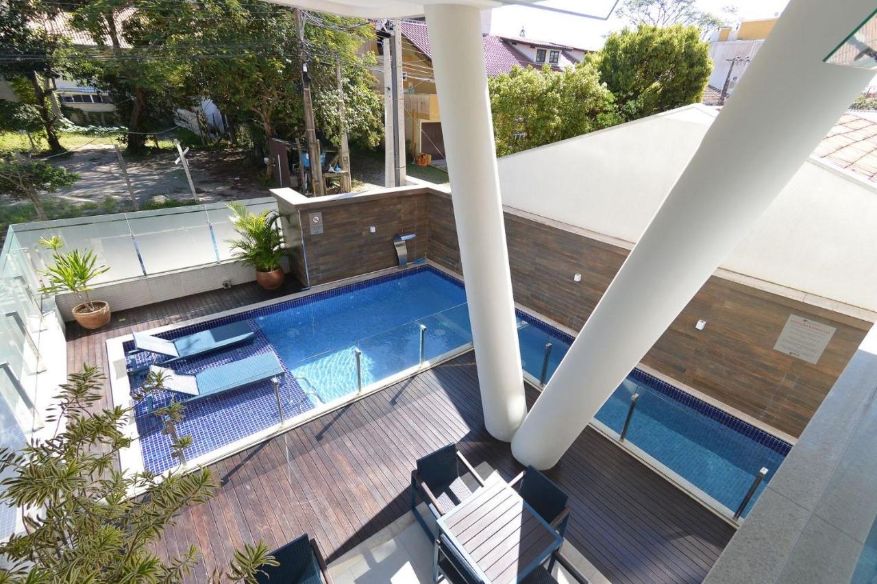Ampla Cobertura Duplex Em Condominio Com Piscina Bombinhas Exteriér fotografie