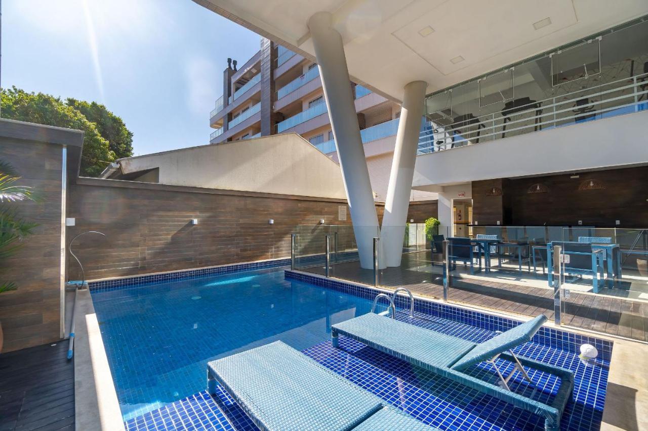 Ampla Cobertura Duplex Em Condominio Com Piscina Bombinhas Exteriér fotografie